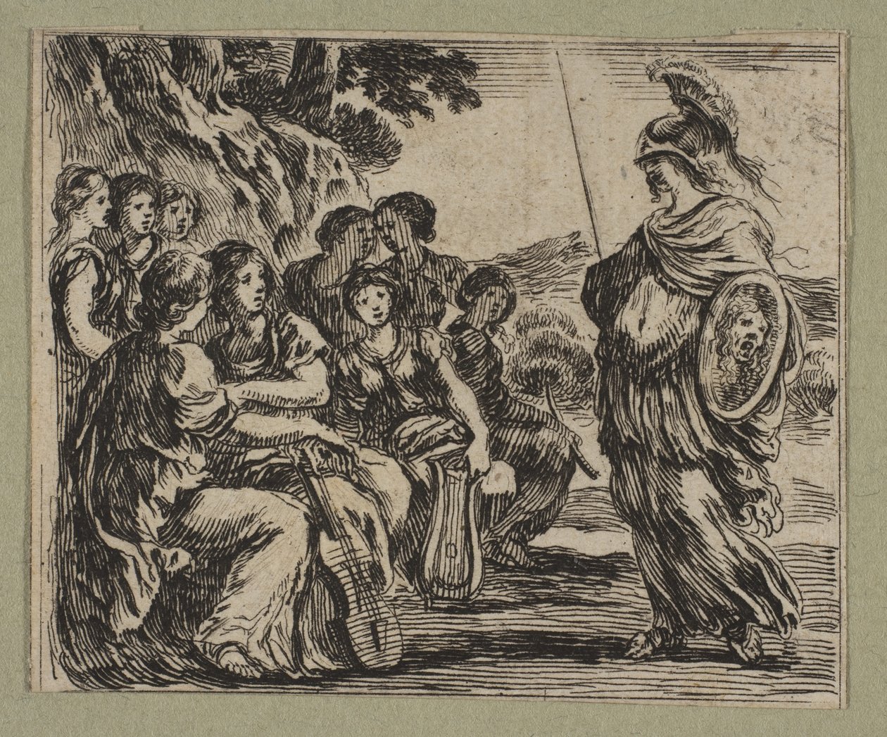 De ni muser, 1644. af Stefano della Bella