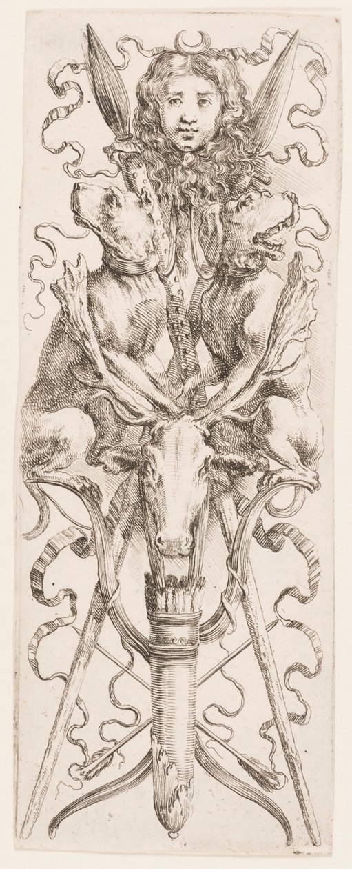 Ornamenter eller grotesker (grotesk ornament) af Stefano della Bella