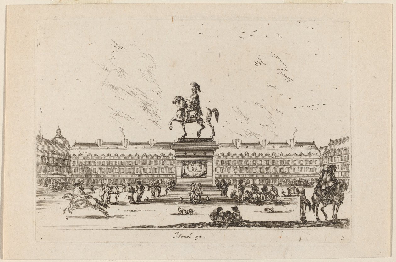 Place Royale, 1642. af Stefano della Bella
