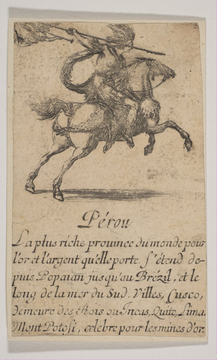 Peru, 1644. af Stefano della Bella