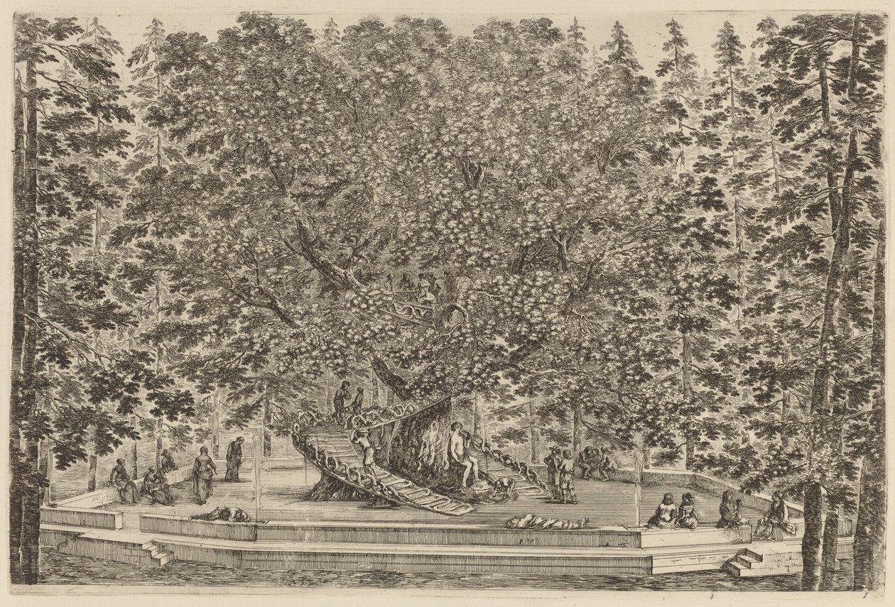 Det beboede træ, sandsynligvis 1653. af Stefano della Bella