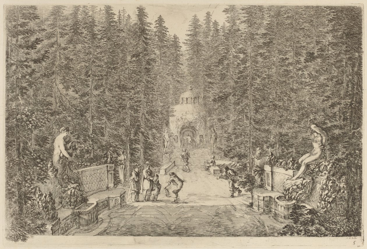 Vandsprøjten, formentlig 1653. af Stefano della Bella