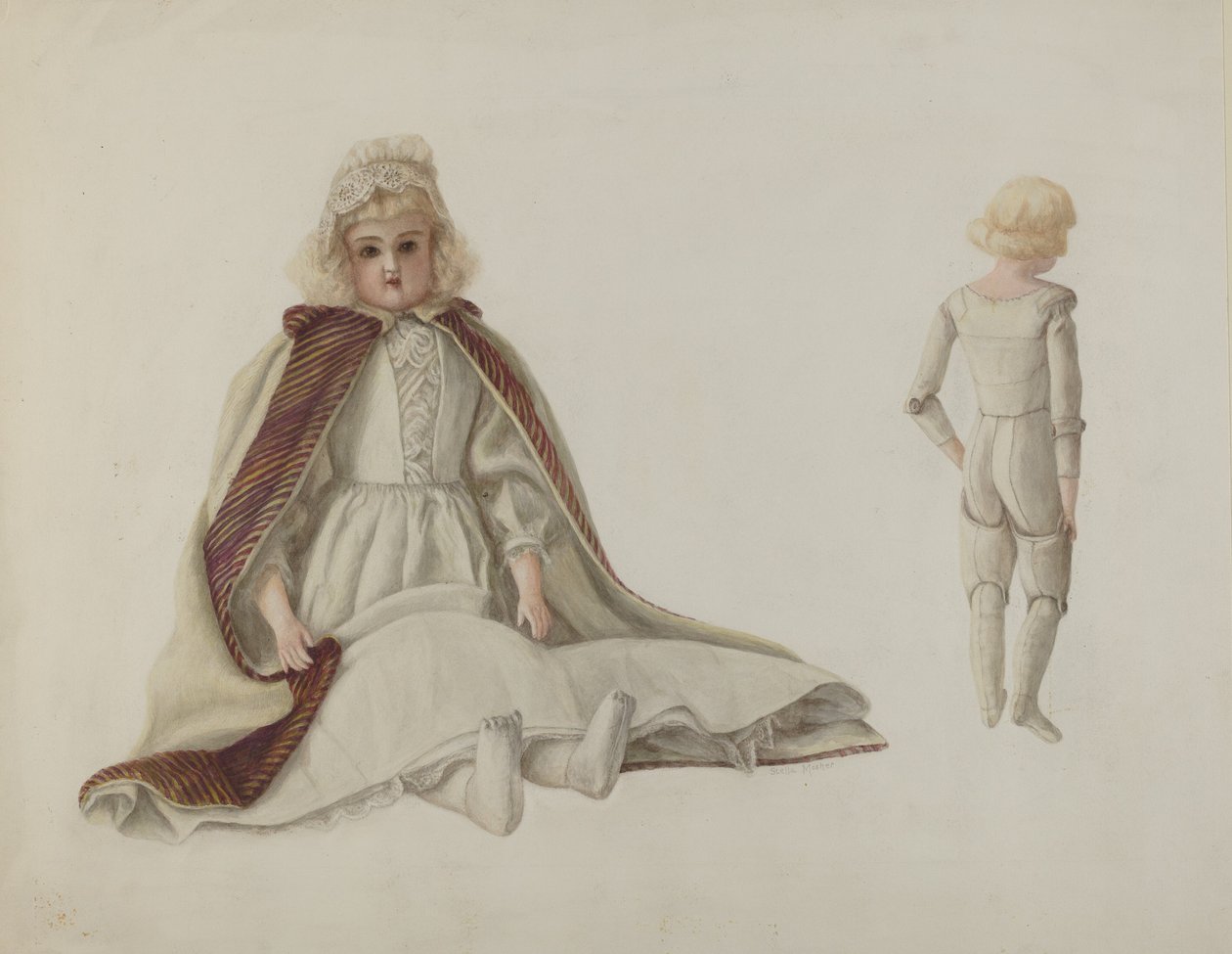 Dukke, c. 1941. af Stella Mosher