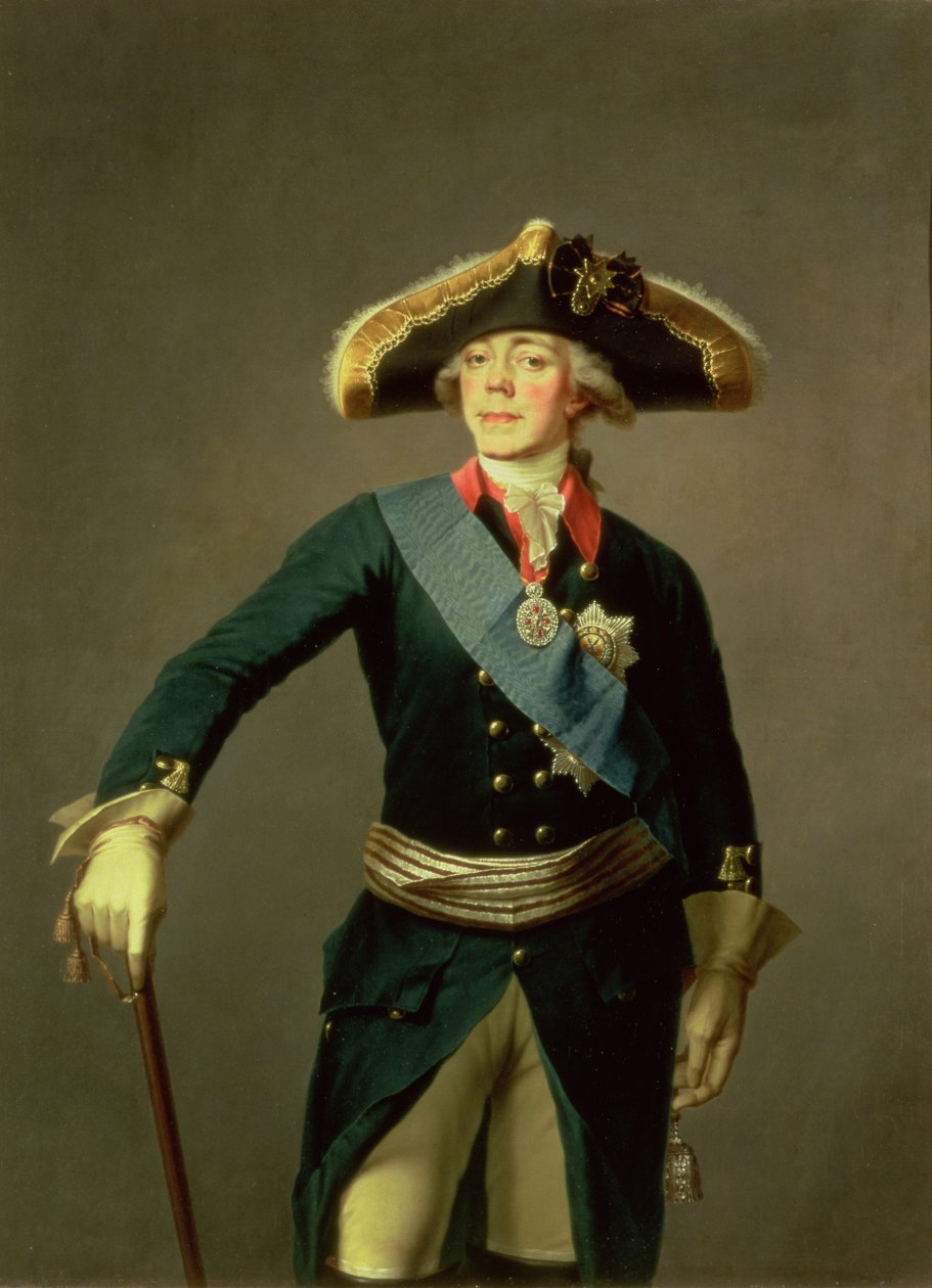 Portræt af Paul I, 1796-7 af Stepan Semenovich Shchukin