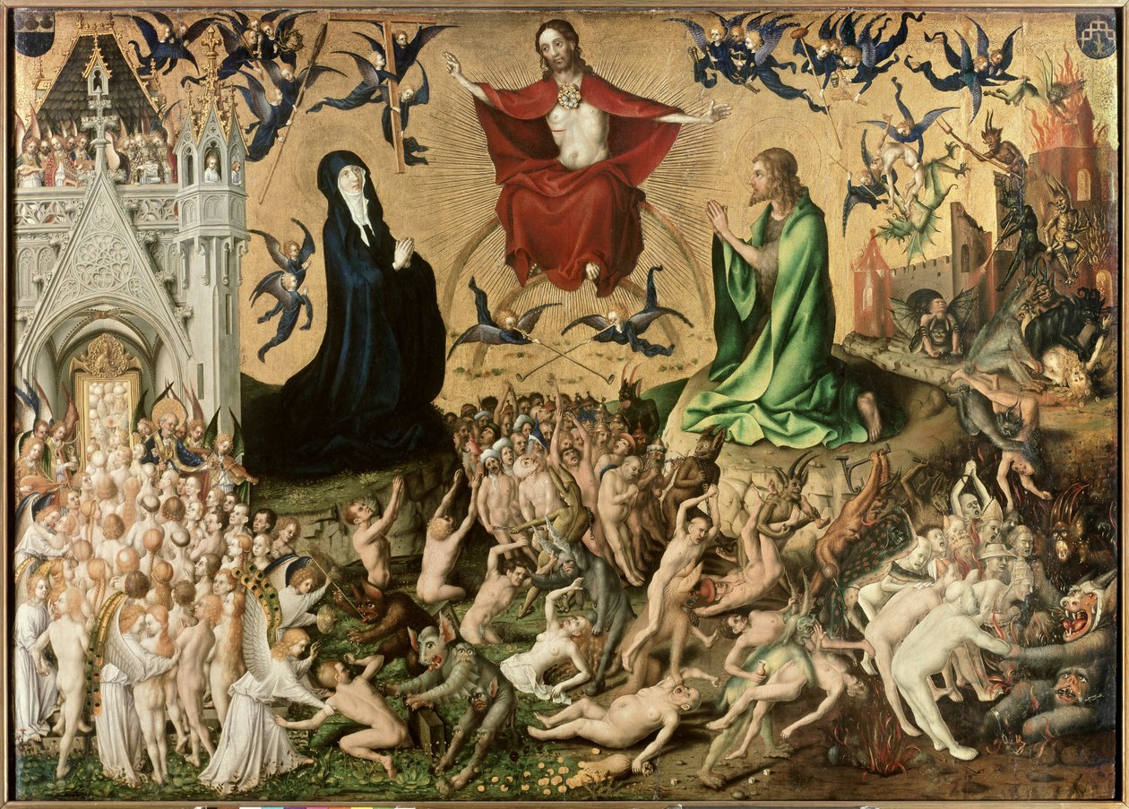 Sidste dom, c.1435 af Stephan Lochner