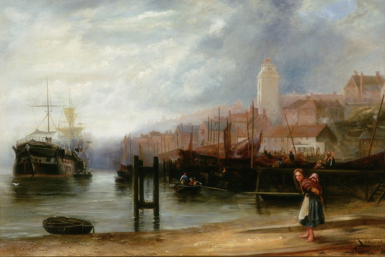 North Shields, 1880 af Stephen Brownlow