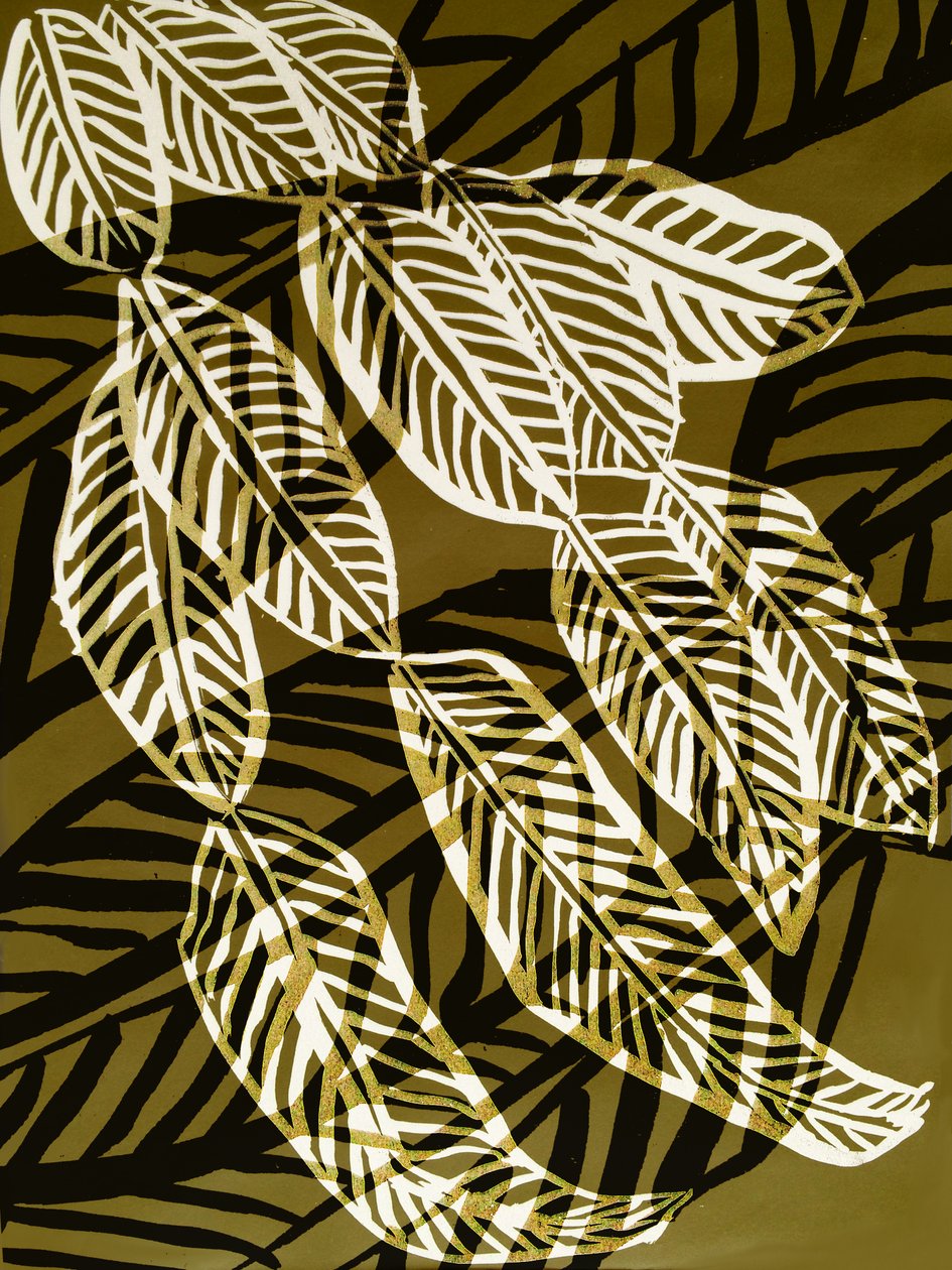 Cascade Leaf I, 2018 (digital) af Stephen Dow