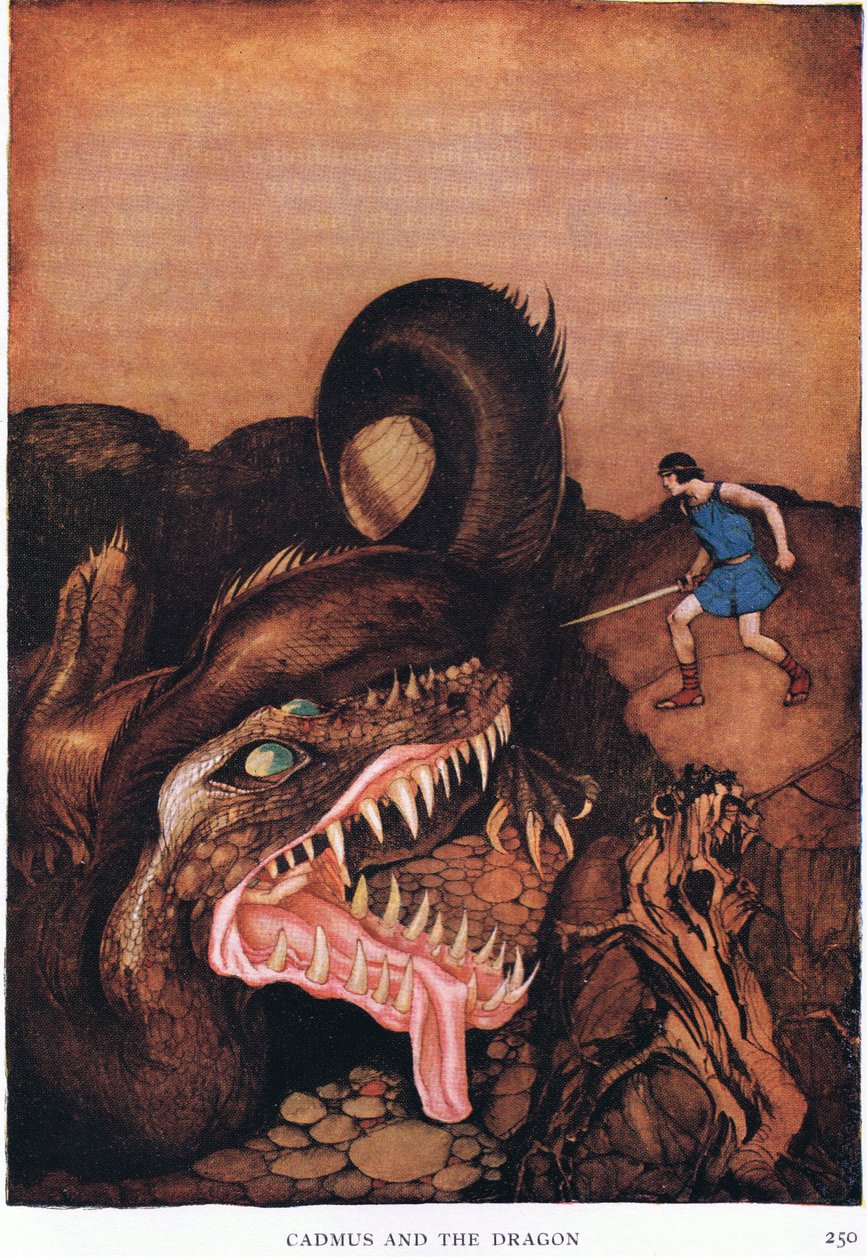 Cadmus og dragen af Stephen Reid