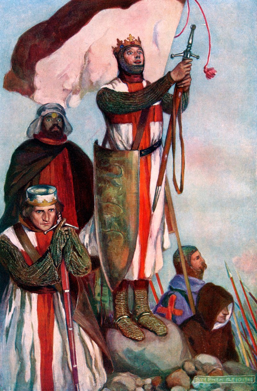 Korsfarere ser Jerusalem, 1909. af Stephen Reid