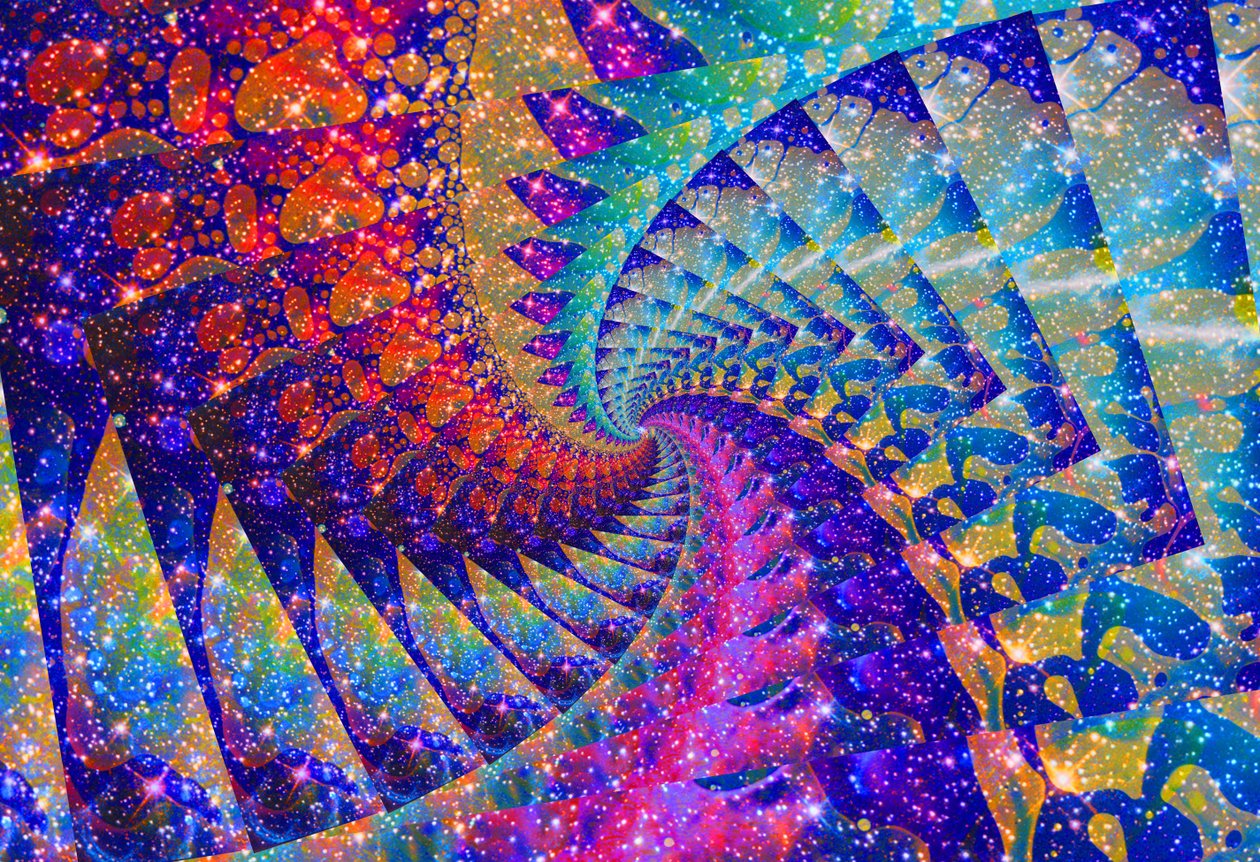 Spiralformede stjerner, 2024 af Steve Pavlovsky