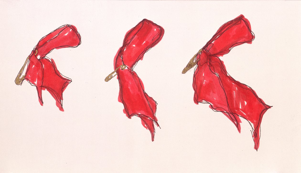 Lifted, 1997 (pen og blæk) af Stevie Taylor