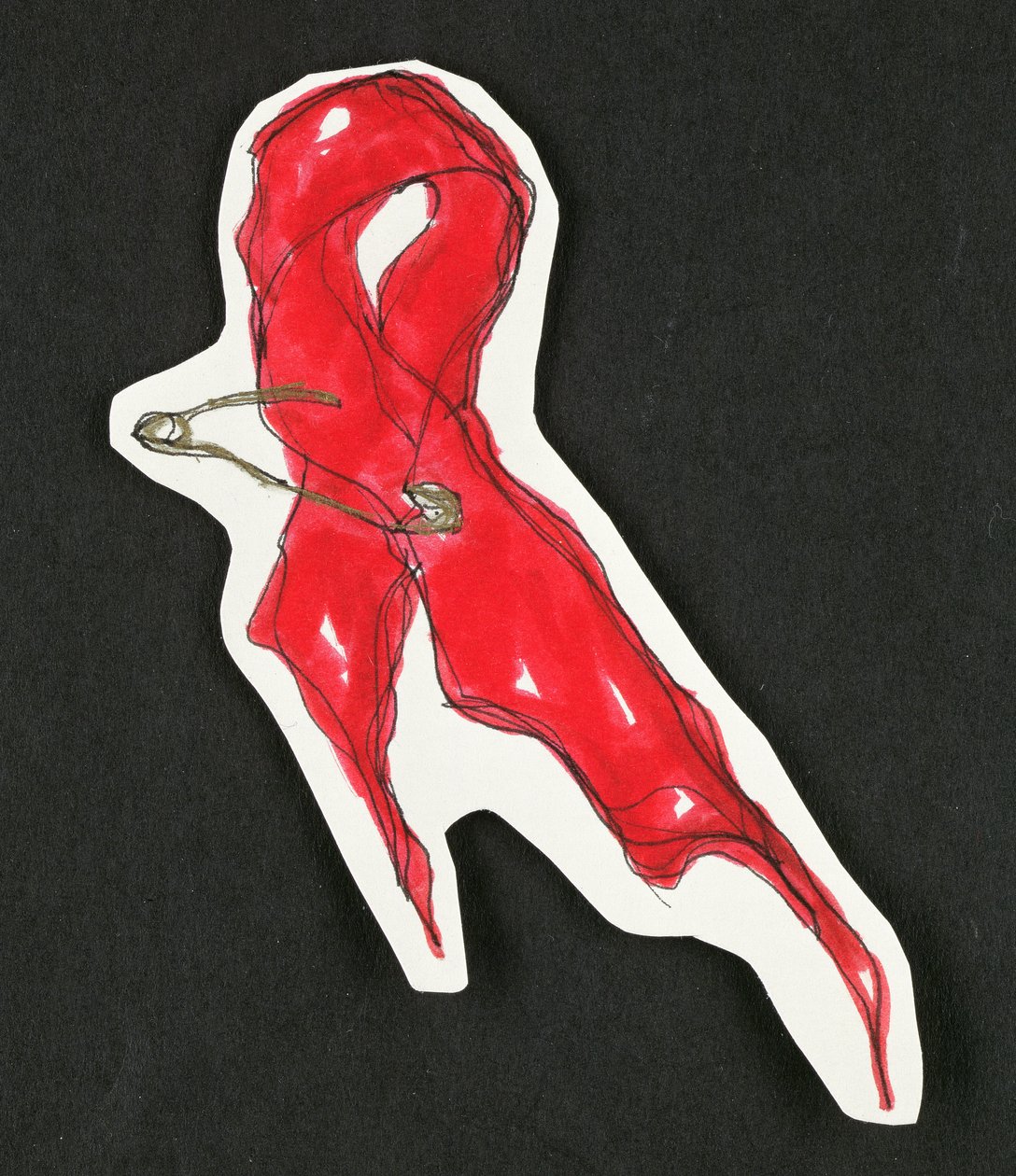 Still Dancing, 1997 (pen og blæk) af Stevie Taylor