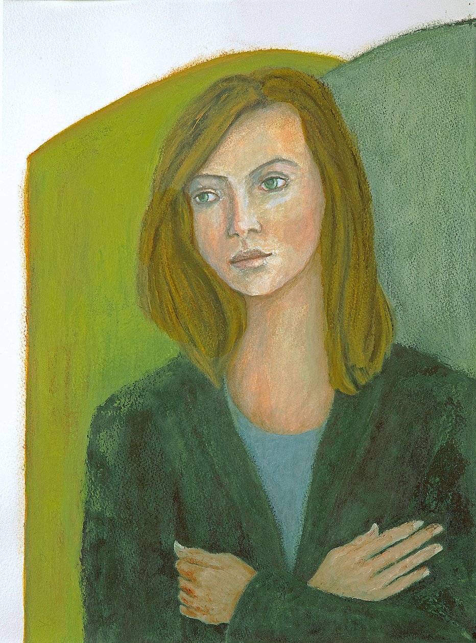Keeping to Herself, 2014 (olie) af Stevie Taylor