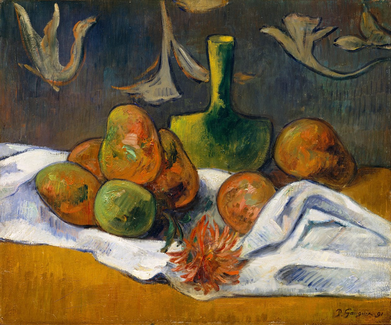 Stilleben. af Style of Paul Gauguin
