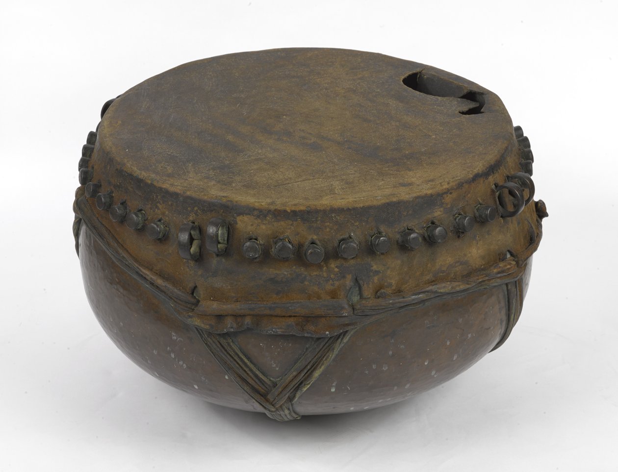 Sudanesisk kedeltromle, ca. 1898 (kobber) af Sudanese School