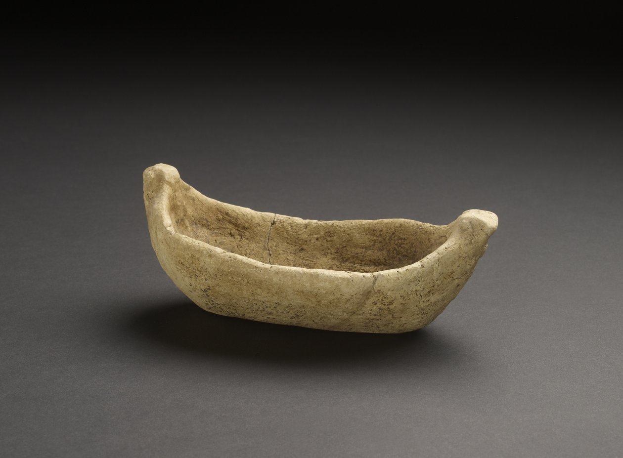 Model af en båd, Sumer (keramik) af Sumerian