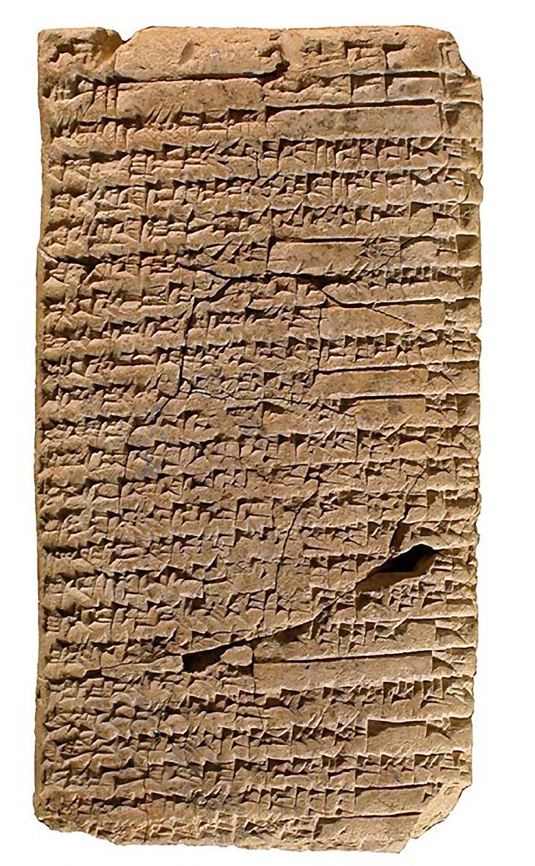 Shuruppak kileskrifttavlen, ca. 1900-1700 f.Kr af Sumerian