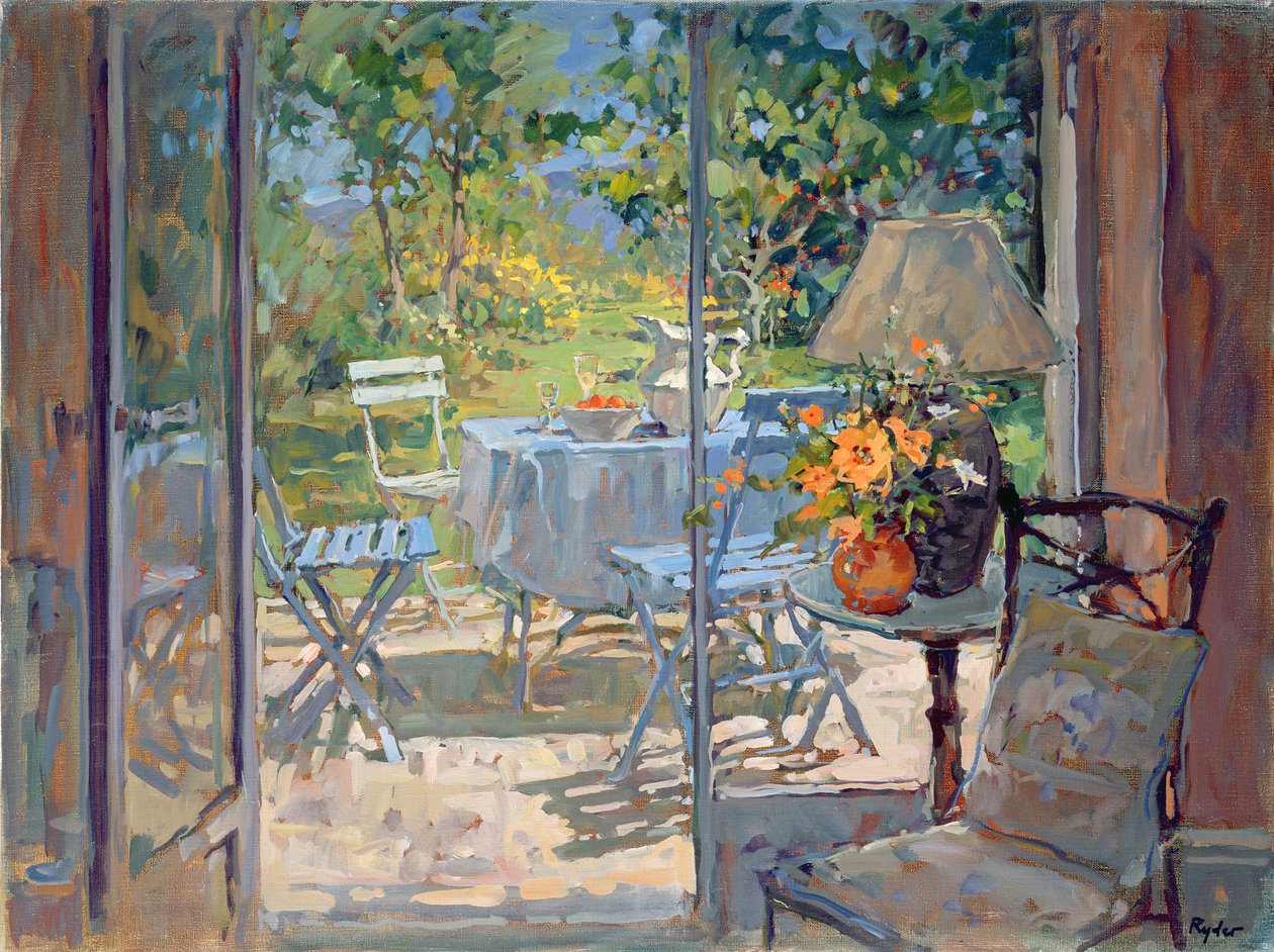 Provence terrasse af Susan Ryder