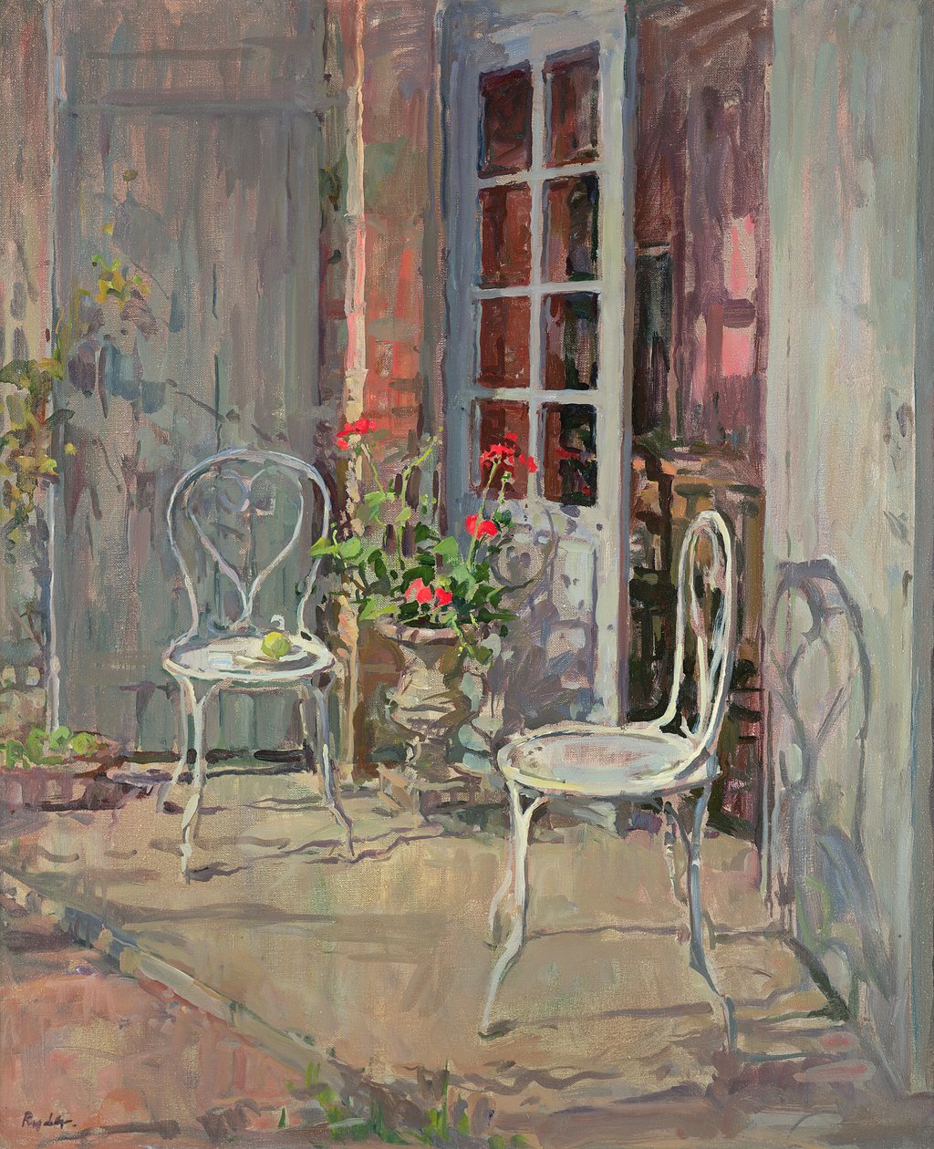 Terrassestole, Chateau de Mocques af Susan Ryder