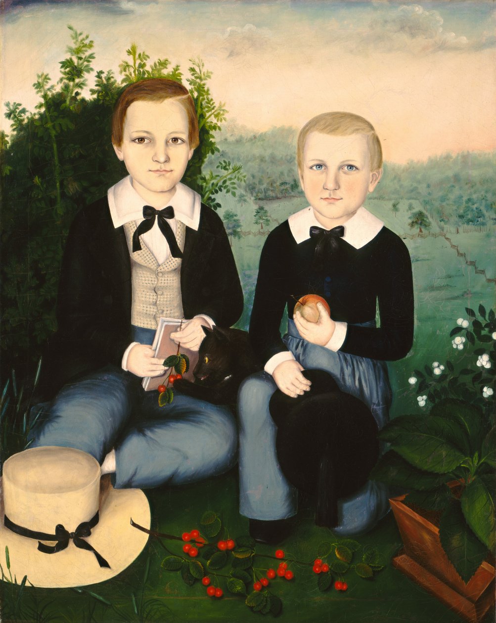Brødre, c. 1845. af Susan Catherine Waters