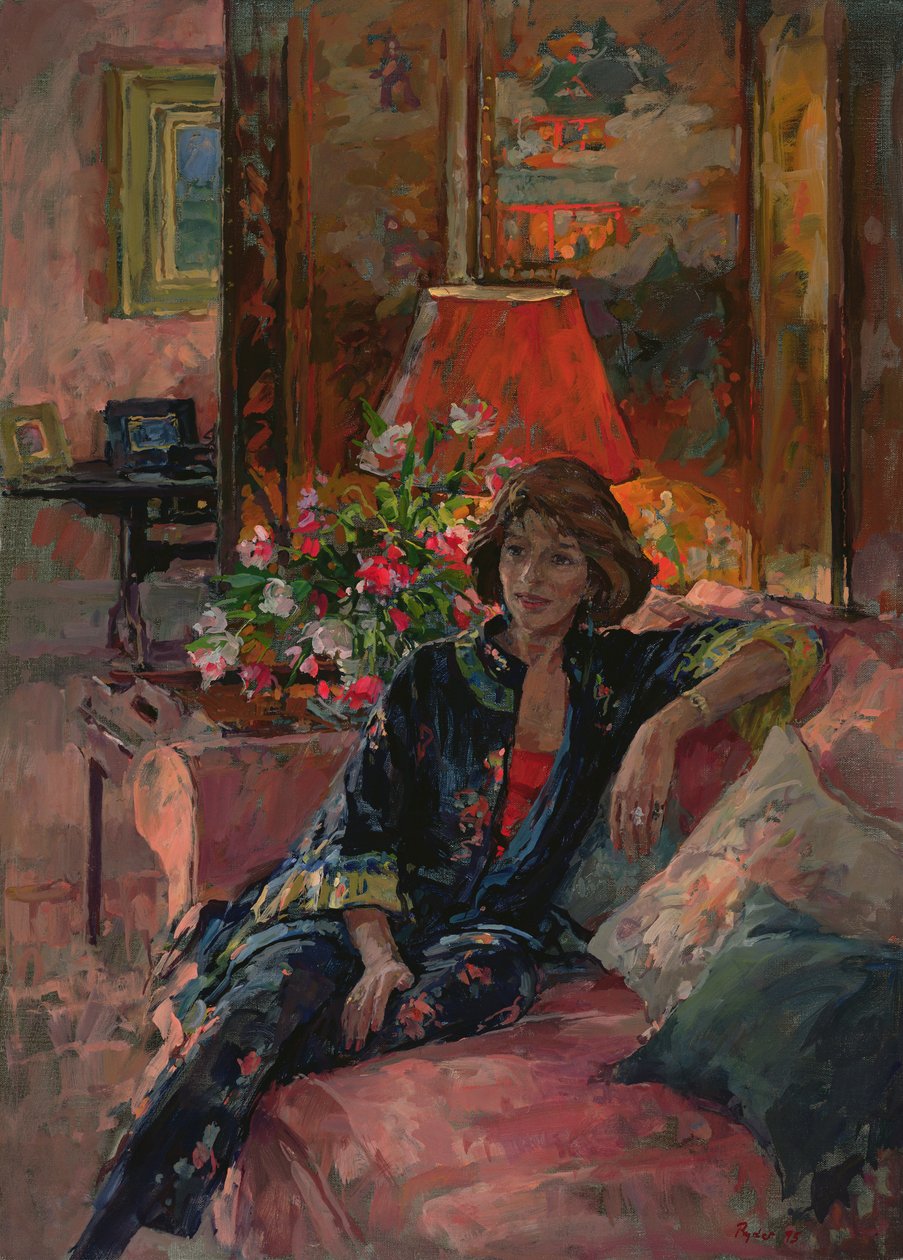 Fru Peter Hambro, 1996 af Susan Ryder