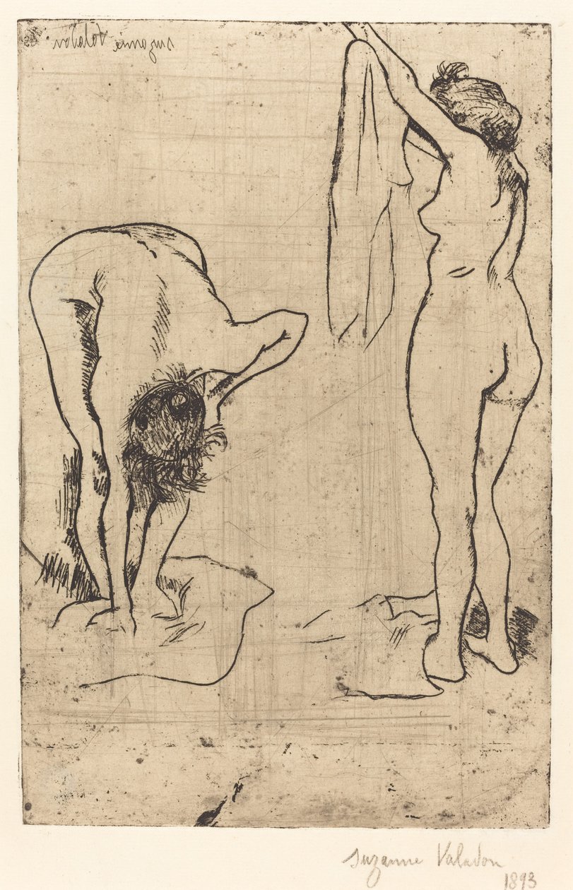 Kvinder i badet af Suzanne Valadon