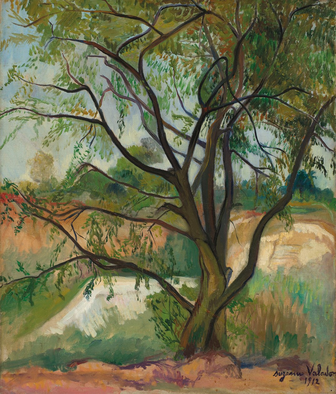 Træet, 1912. af Suzanne Valadon