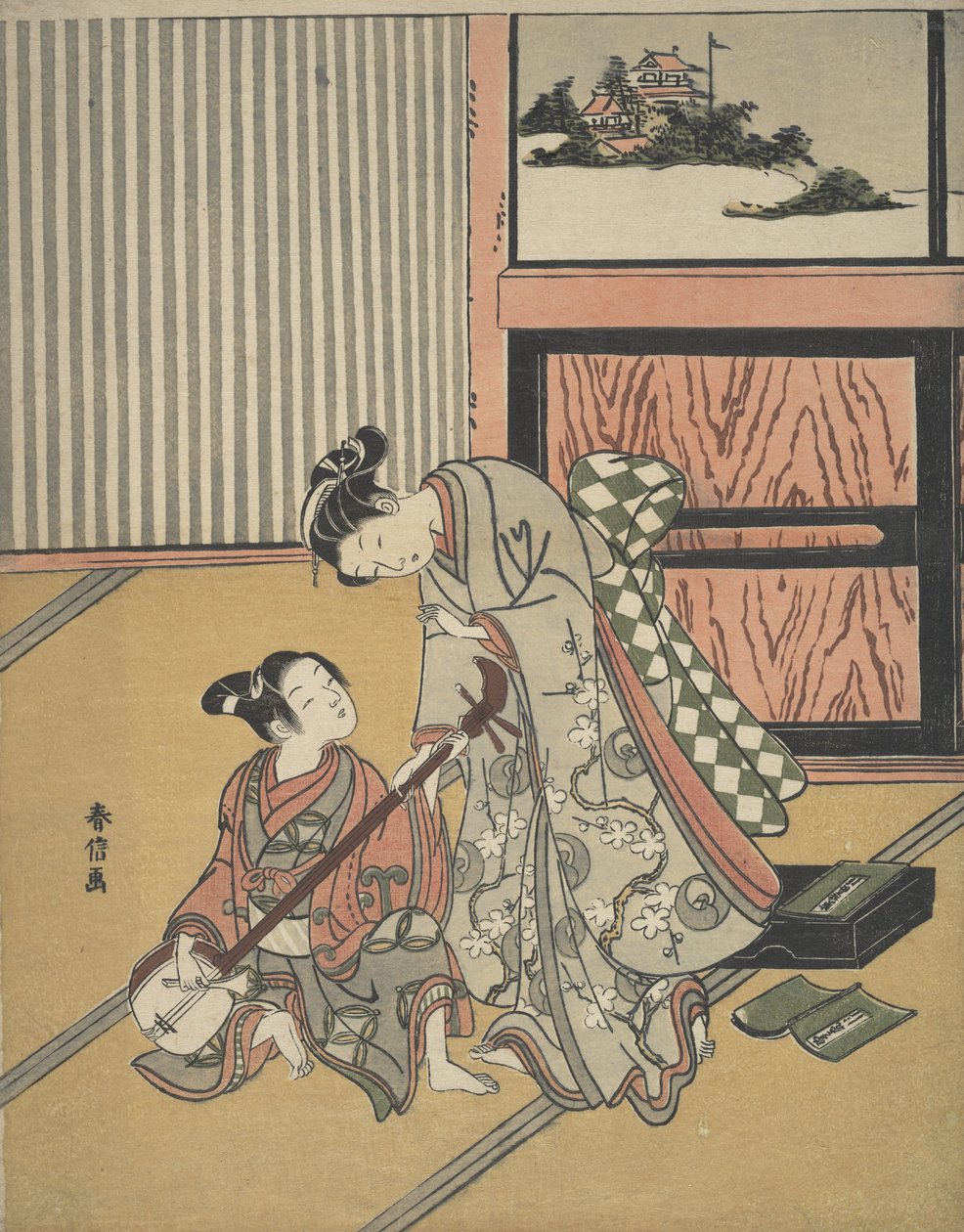 Musiktimen. af Suzuki Harunobu