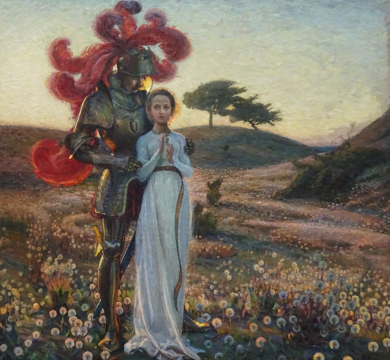 Ridderen og Jomfruen af Sven Richard Bergh
