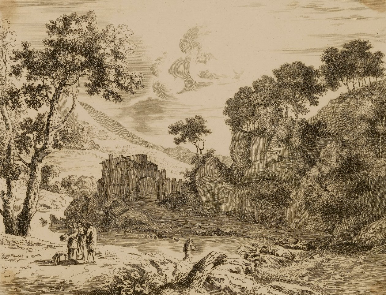 Landskab af Swanevelt, Herman van