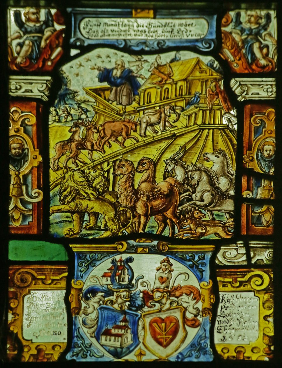 Noas ark, 1632 af Swiss School