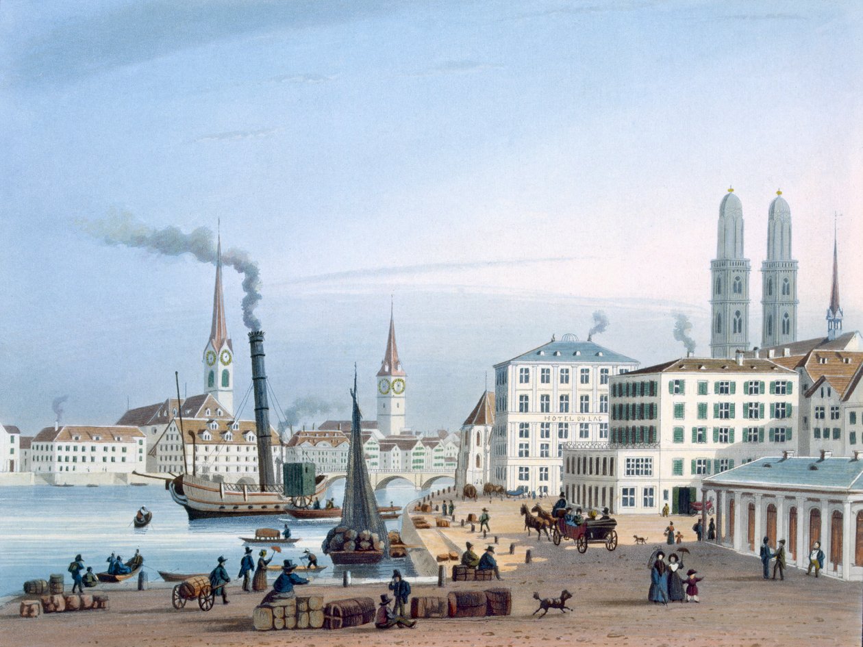 Zürich, 1800-tallet. af Swiss School