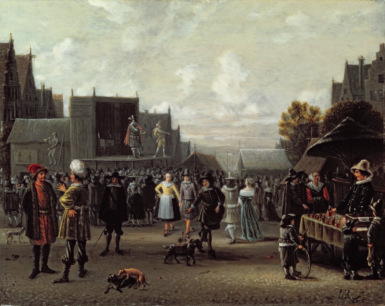 The Kermesse (panel) af Sybrandt van Beest