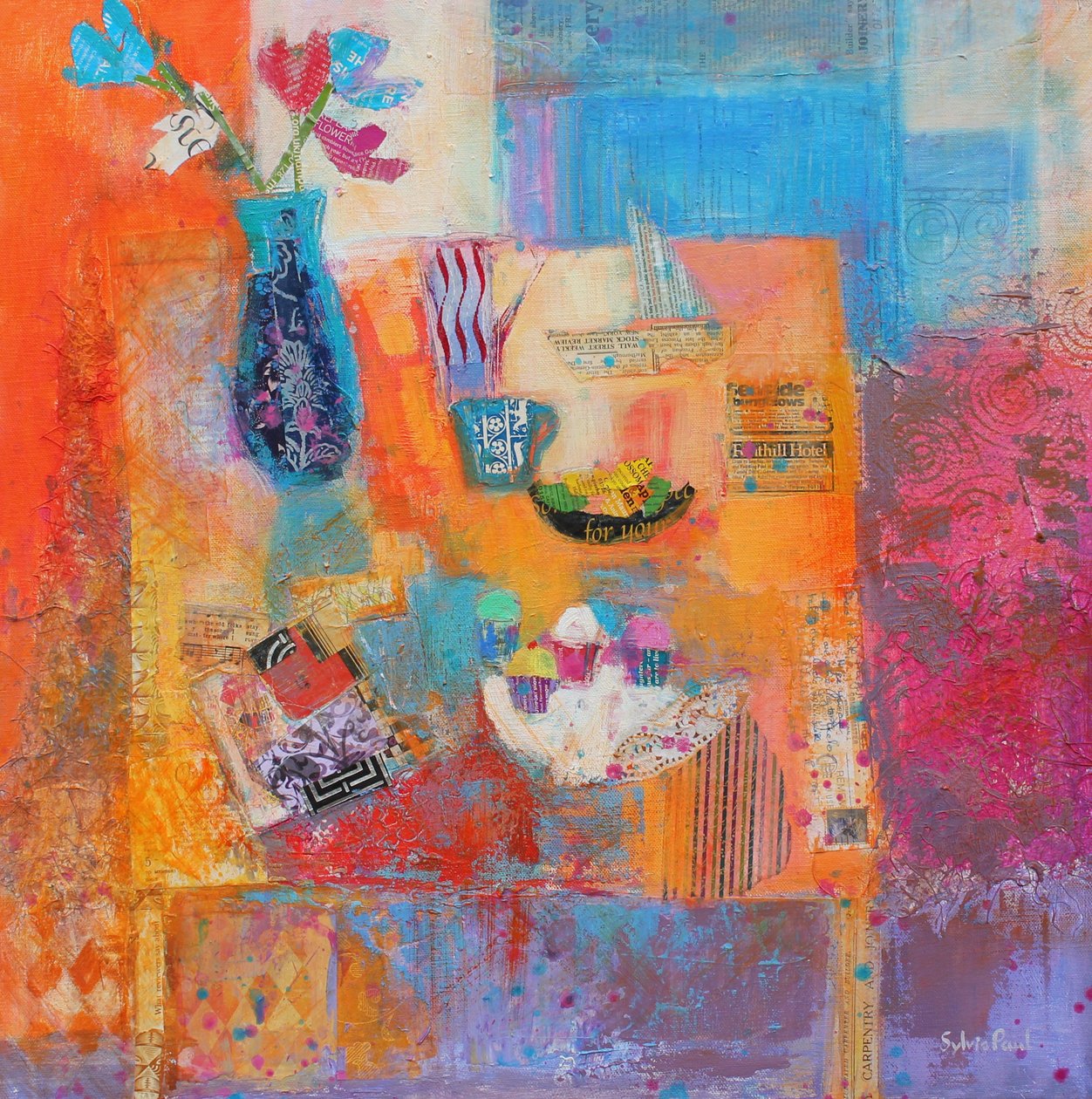 Sommerbord af Sylvia Paul