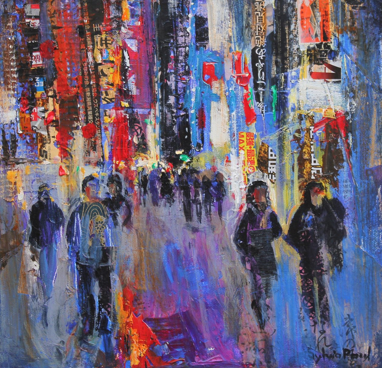 Tokyo aften af Sylvia Paul