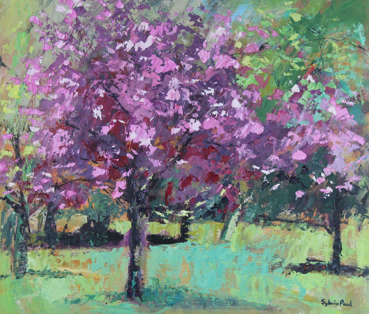 Blomstre i parken af Sylvia Paul