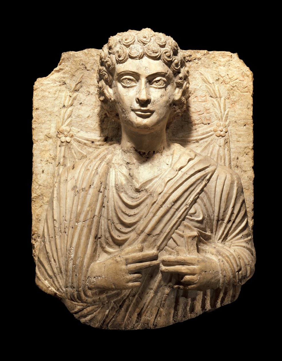 Begravelsesrelief, ca. 125-150 (kalksten) af Syrian Syrian