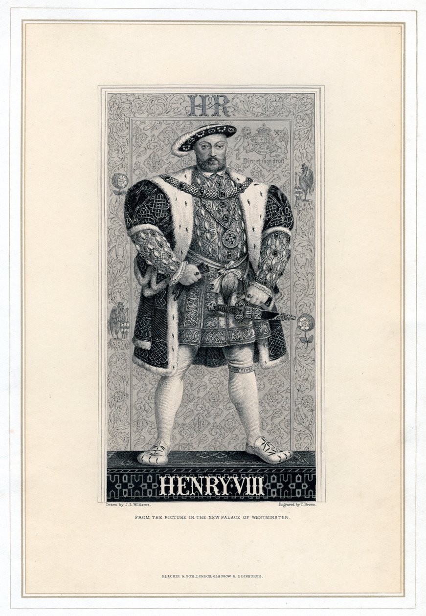 Henrik VIII af England, 1491-1547. af T. Brown