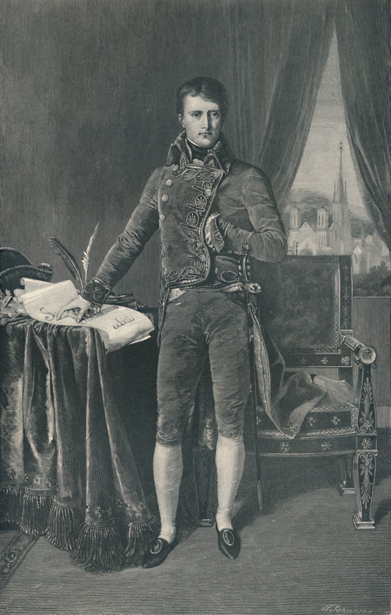 Napoleon Bonaparte, førstekonsul, 1803-1804, 1896 af T. Johnson