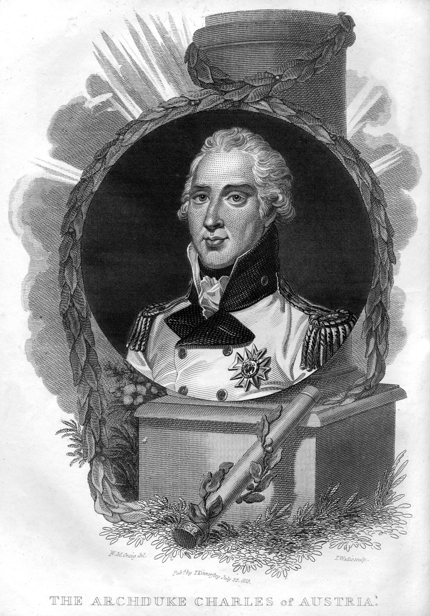 Ærkehertug Karl af Østrig 1771-1847, 1816. af T. Wallis