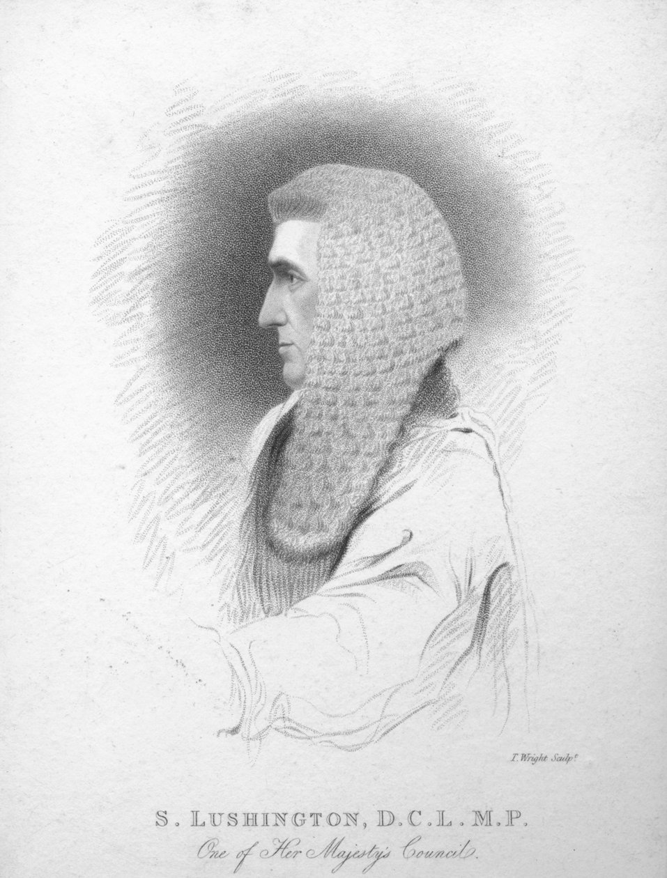 S. Lushington, D.C.L. M.P., c1820. af T. Wright