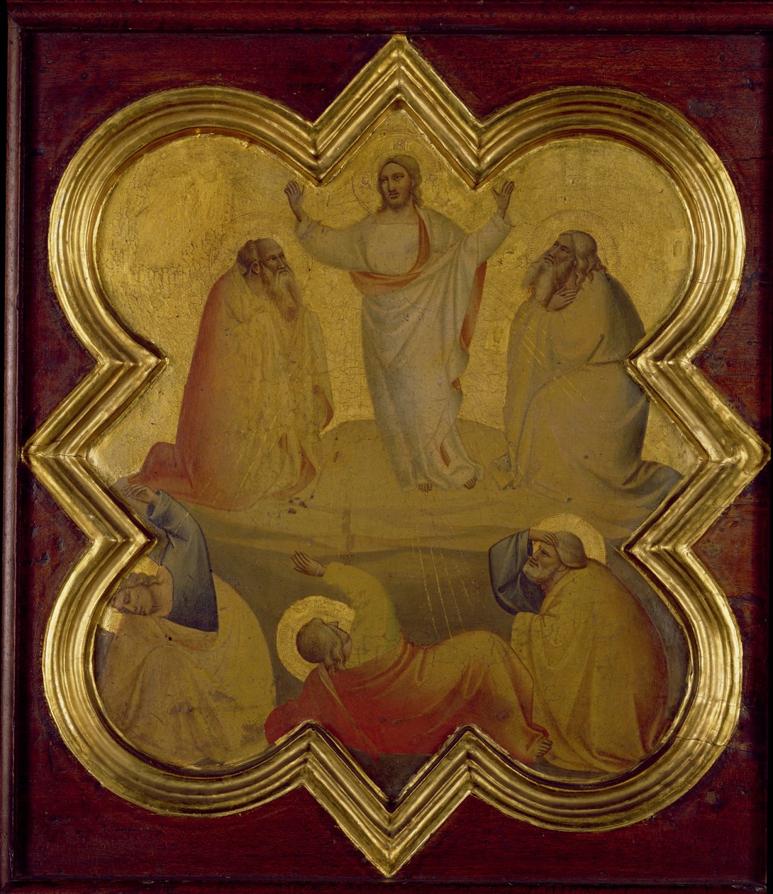 Transfigurationen (tempera og bladguld på panel) af Taddeo Gaddi