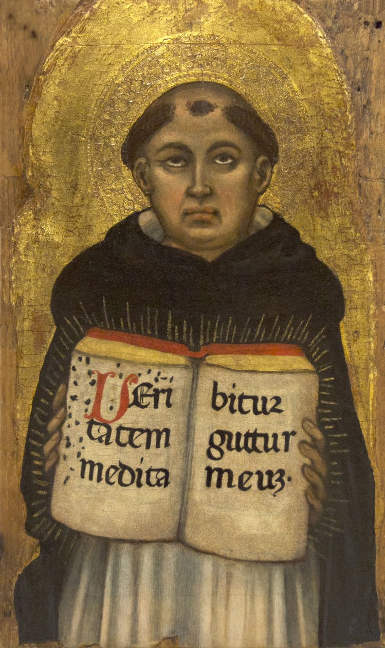Saint Thomas Aquinas, 1418. af Taddeo di Bartolo
