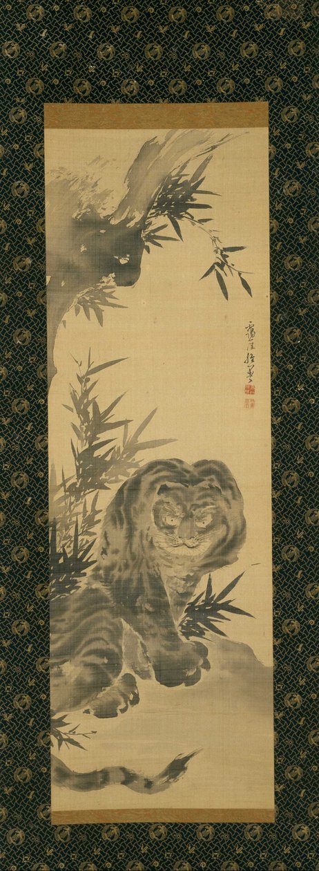 Tiger og bambus af Takaku Aigai