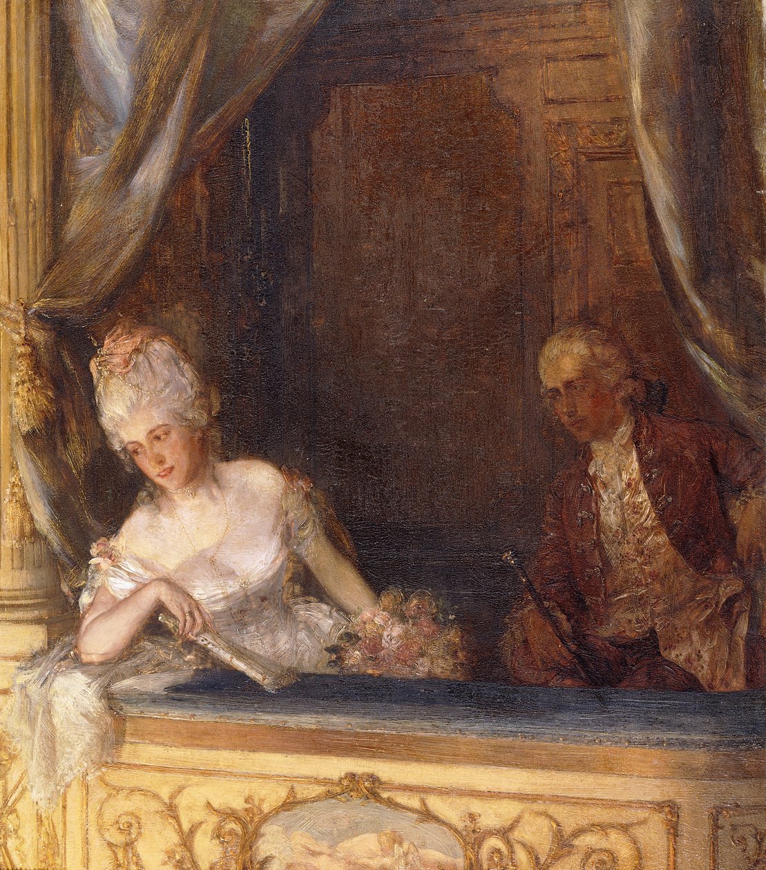 En kasse ved Old Drury Lane af Talbot Hughes