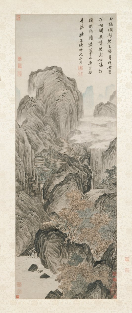 Mount Hua, 1506. af Yin Tang