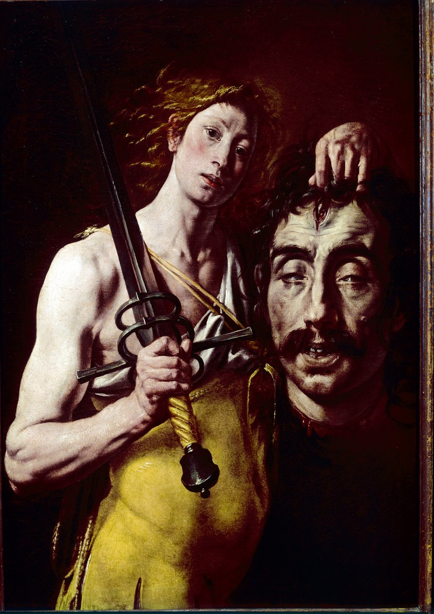 David med Goliats hoved af Tanzio da Varallo