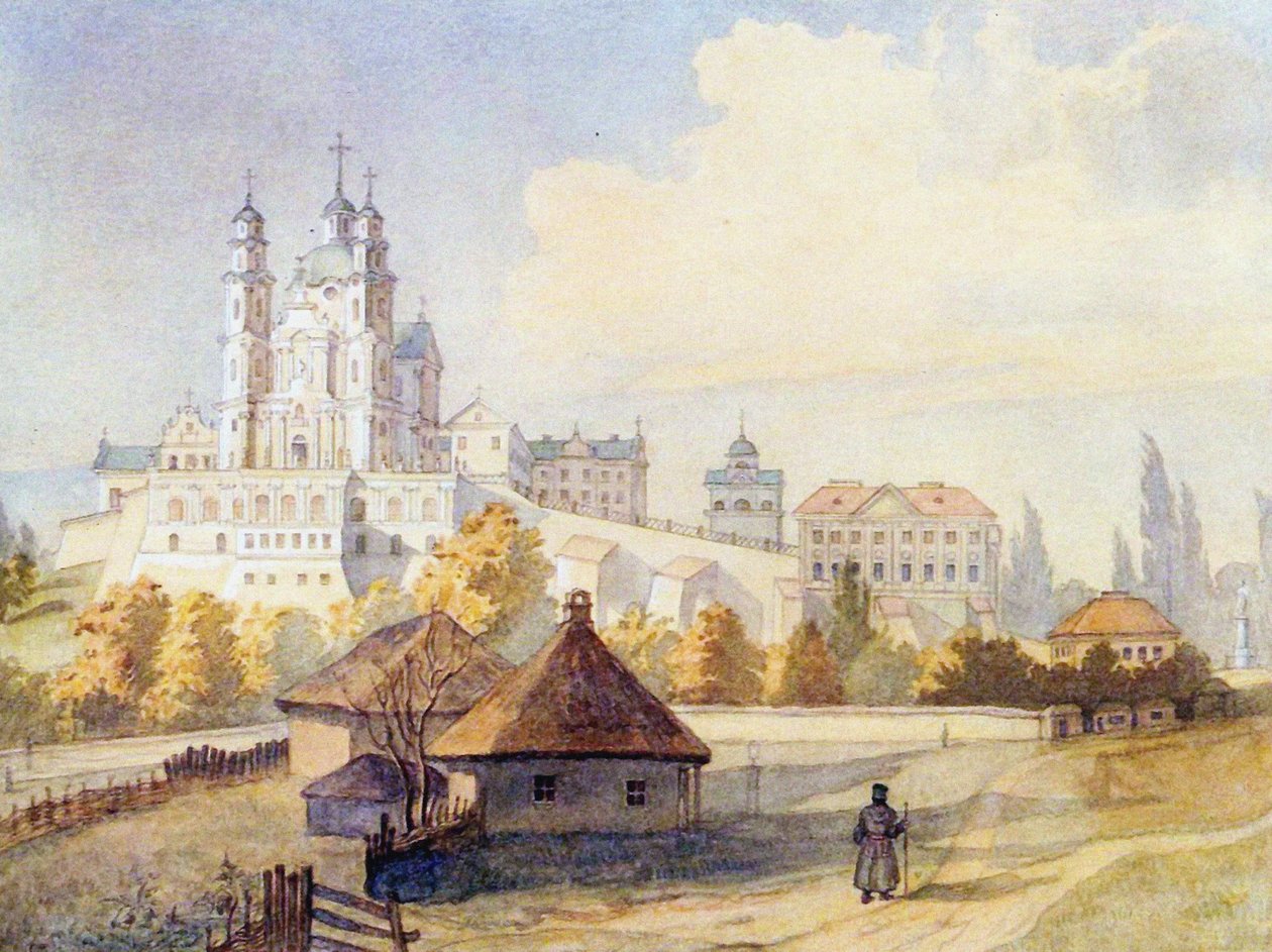 Holy Dormition Pochayiv Lavra af Taras Grigoryevich Shevchenko