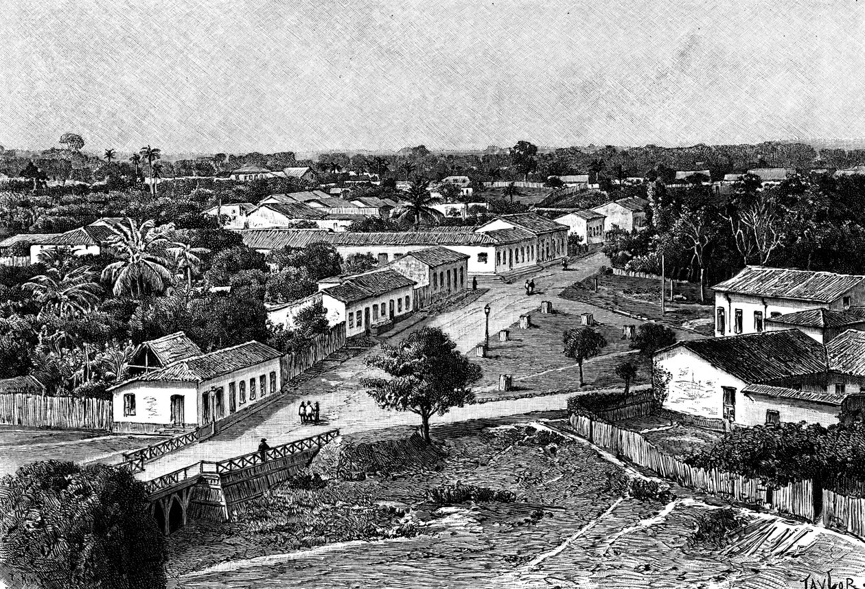 Manaos, Brasilien, 1895. af Taylor