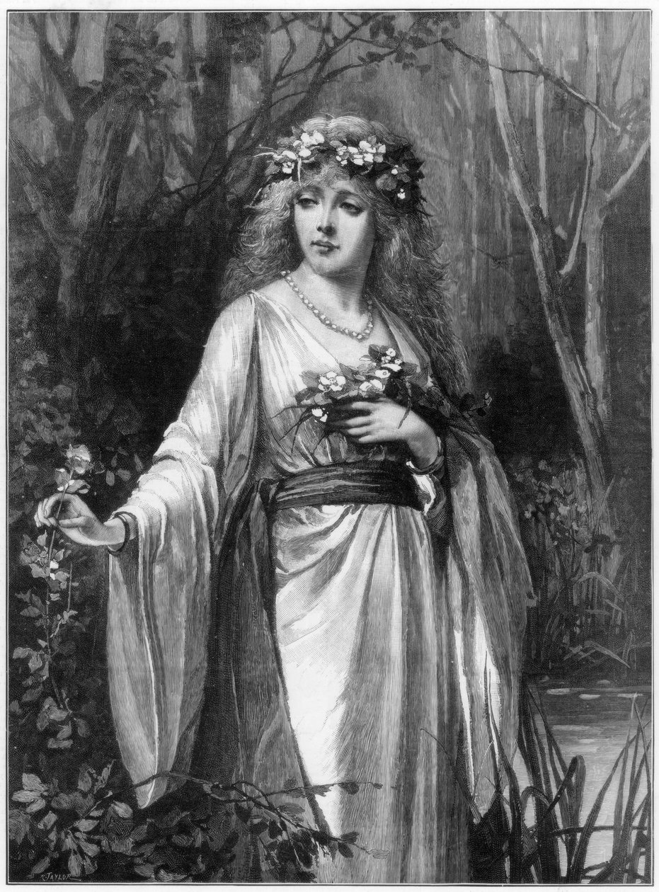 Ophelia, 1892 af Taylor